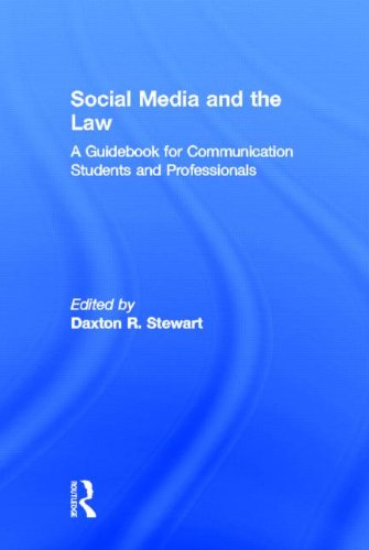 Beispielbild fr Social Media and the Law: A Guidebook for Communication Students and Professionals zum Verkauf von dsmbooks