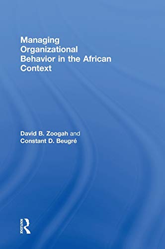 Beispielbild fr Managing Organizational Behavior in the African Context zum Verkauf von Blackwell's