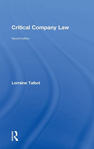 Stock image for Critical Company Law for sale by Chiron Media