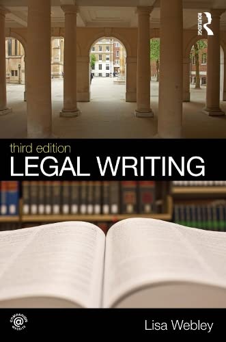 9780415538909: Legal Writing