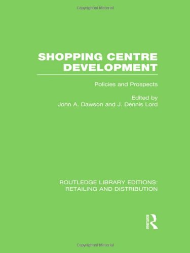 Beispielbild fr Shopping Centre Development (RLE Retailing and Distribution) (Routledge Library Editions: Retailing and Distribution) zum Verkauf von Chiron Media