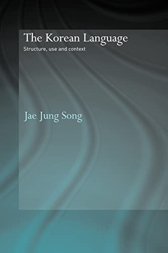 Beispielbild fr The Korean Language : Structure, Use and Context zum Verkauf von Blackwell's