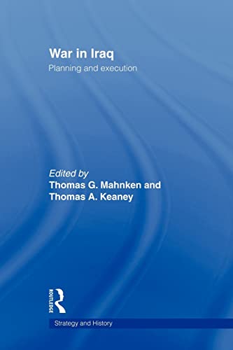 Imagen de archivo de War in Iraq : Planning and Execution a la venta por Blackwell's