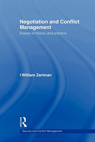Imagen de archivo de Negotiation and Conflict Management : Essays on Theory and Practice a la venta por Blackwell's