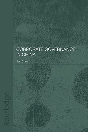 Beispielbild fr Corporate Governance in China zum Verkauf von Blackwell's