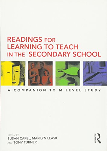 Imagen de archivo de Readings for Learning to Teach in the Secondary School: A Companion to M Level Study (Learning to Teach Subjects in the Secondary School Series) a la venta por WorldofBooks