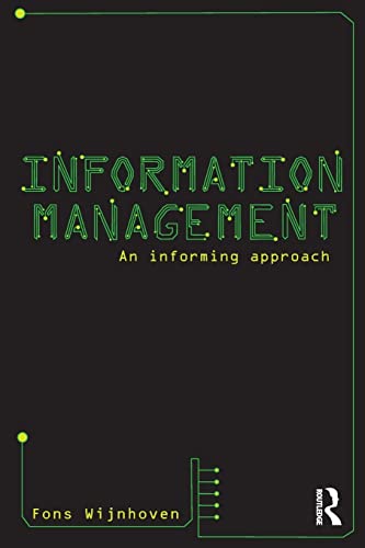 Beispielbild fr Information Management: An Informing Approach zum Verkauf von Blackwell's