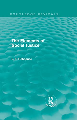 Stock image for The Elements of Social Justice (Routledge Revivals) for sale by Chiron Media