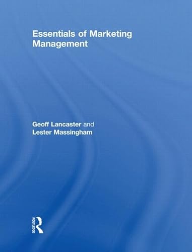 9780415553469: Essentials of Marketing Management