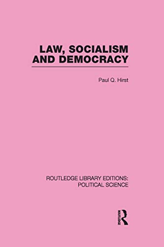 Beispielbild fr Law, Socialism, and Democracy zum Verkauf von Blackwell's