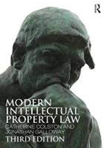Stock image for Modern Intellectual Property Law for sale by AwesomeBooks