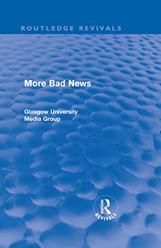 Beispielbild fr More Bad News (Routledge Revivals): 2 zum Verkauf von Reuseabook