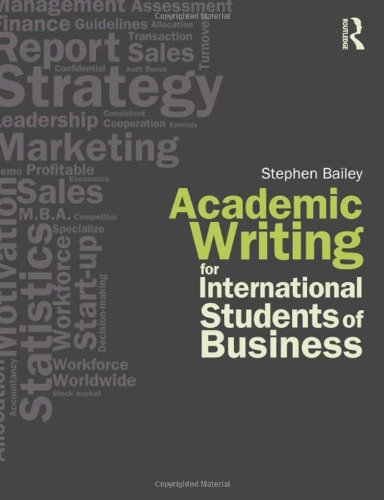 9780415564700: Academic Writing for International Students of Business