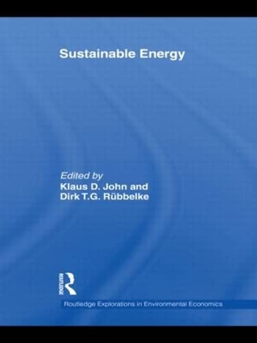 Beispielbild fr Sustainable Energy (Routledge Explorations in Environmental Economics) zum Verkauf von Bookmans