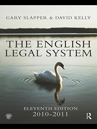 Imagen de archivo de The English Legal System: 2010-2011 a la venta por Reuseabook