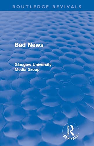 Imagen de archivo de Bad News (Routledge Revivals) a la venta por Revaluation Books