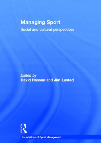 Imagen de archivo de Managing Sport a la venta por AHA-BUCH GmbH