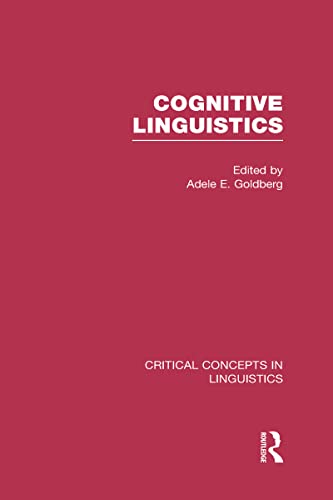 Imagen de archivo de Cognitive Linguistics (Critical Concepts in Linguistics) a la venta por Chiron Media