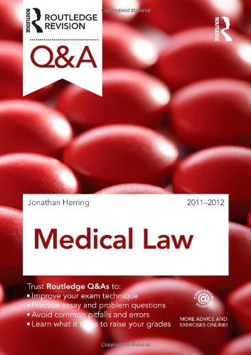 Beispielbild fr Q&A Medical Law 2011-2012 (Questions and Answers) zum Verkauf von WorldofBooks