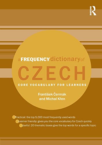 Imagen de archivo de A Frequency Dictionary of Czech: Core Vocabulary for Learners a la venta por Blackwell's