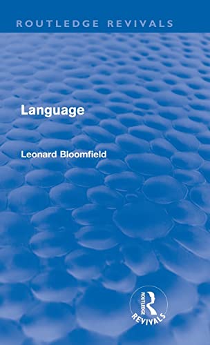 9780415576826: Language (Routledge Revivals)