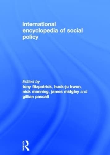 Imagen de archivo de International Encyclopedia of Social Policy a la venta por Revaluation Books
