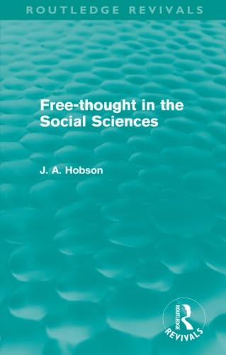 Imagen de archivo de Free-Thought in the Social Sciences a la venta por Blackwell's