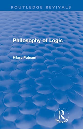 Imagen de archivo de Philosophy of logic a la venta por MARCIAL PONS LIBRERO