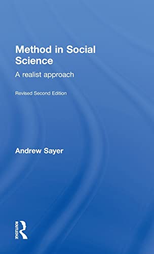 Stock image for Method in Social Science : Revised 2nd Edition for sale by Better World Books Ltd