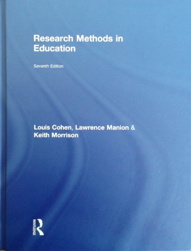 Imagen de archivo de Research Methods in Education a la venta por Phatpocket Limited