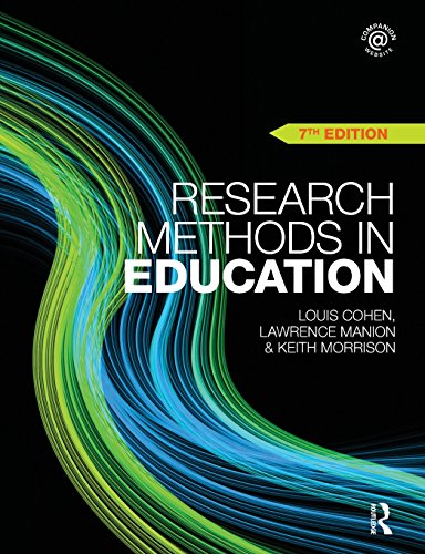 Research Methods in Education (9780415583367) by Cohen, Louis; Manion, Lawrence; Morrison, Keith