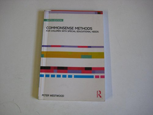 Imagen de archivo de Commonsense Methods for Children with Special Educational Needs a la venta por SecondSale