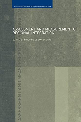 Beispielbild fr Assessment and Measurement of Regional Integration zum Verkauf von Blackwell's