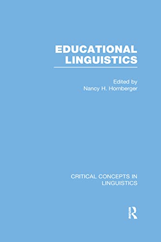 Beispielbild fr Educational Linguistics: Vol 1-4 zum Verkauf von Revaluation Books