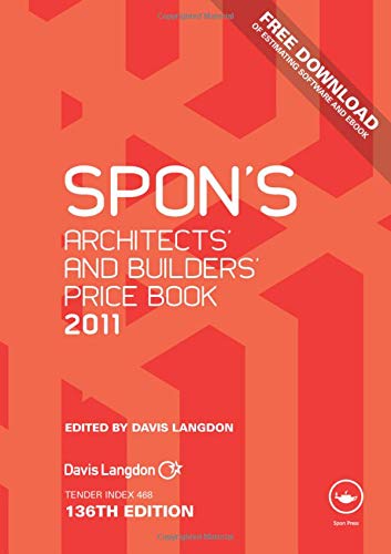 Imagen de archivo de Spon's Architects' and Builders' Price Book 2011 a la venta por WorldofBooks