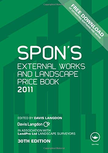 9780415588492: Spon's External Works and Landscape Price Book 2011