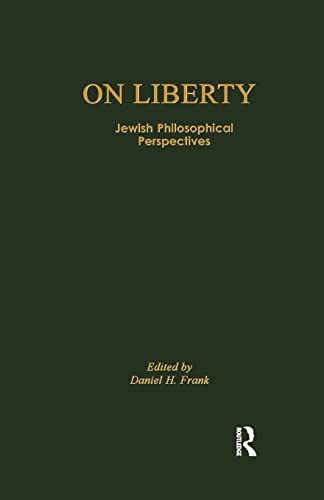 Beispielbild fr On Liberty: Jewish Philosophical Perspectives zum Verkauf von Blackwell's
