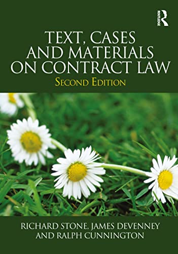 Stock image for Text, Cases and Materials on Contract Law for sale by Better World Books: West