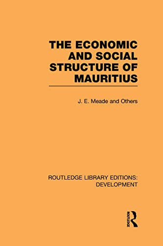 Beispielbild fr The Economic and Social Structure of Mauritius zum Verkauf von Blackwell's