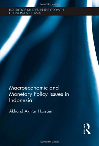 Stock image for Macroeconomic and Monetary Policy Issues in Indonesia (Routledge Studies in the Growth Economies of Asia) for sale by Chiron Media