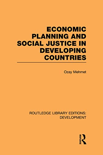 9780415596114: Economic Planning and Social Justice in Developing Countries (Routledge Library Editions: Development, 75)