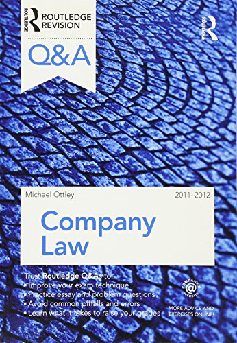 Imagen de archivo de Q&A Company Law 2011-2012 (Questions and Answers) a la venta por WorldofBooks