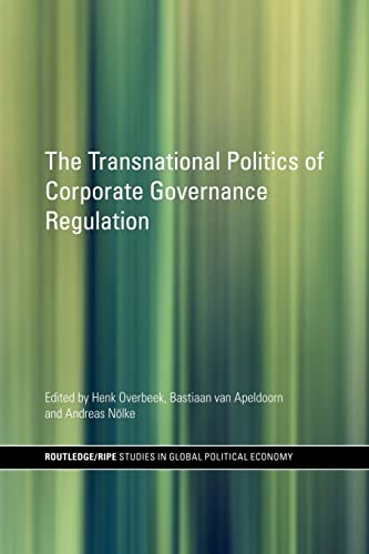 Stock image for The Transnational Politics of Corporate Governance Regulation for sale by Revaluation Books