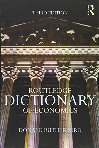 Stock image for Routledge Dictionary of Economics for sale by MusicMagpie