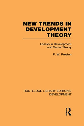 Beispielbild fr New Trends in Development Theory zum Verkauf von Blackwell's