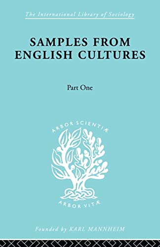 Stock image for Samples from English Cultures: Part 1 for sale by Blackwell's