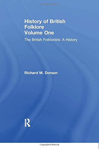 9780415605908: History British Folklore: Volume 1