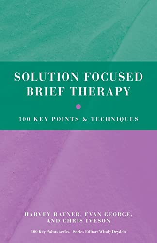 Beispielbild fr Solution Focused Brief Therapy zum Verkauf von Blackwell's