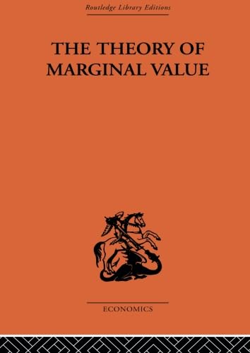 Stock image for The Theory of Marginal Value for sale by Blackwell's