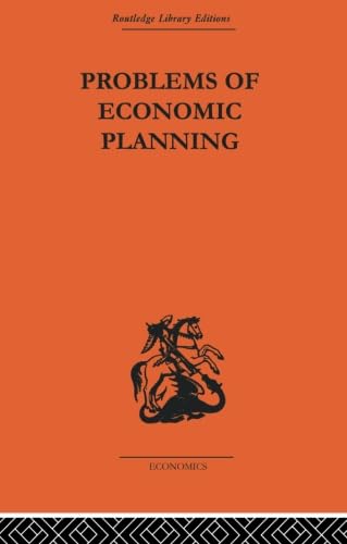 Imagen de archivo de Problems of Economic Planning a la venta por Chiron Media